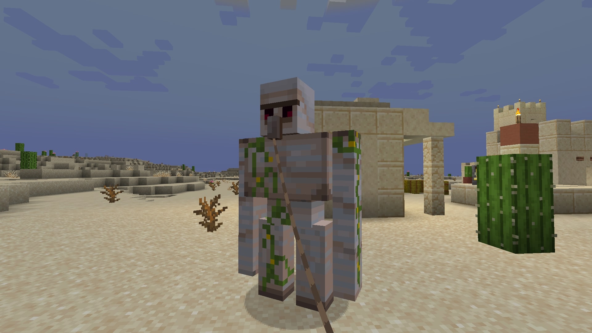 Neutral mobs can also be leashed using a lead (Image via Mojang)