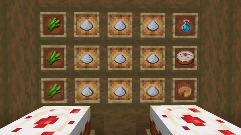 Sugar crafting and uses (Image via Mojang)