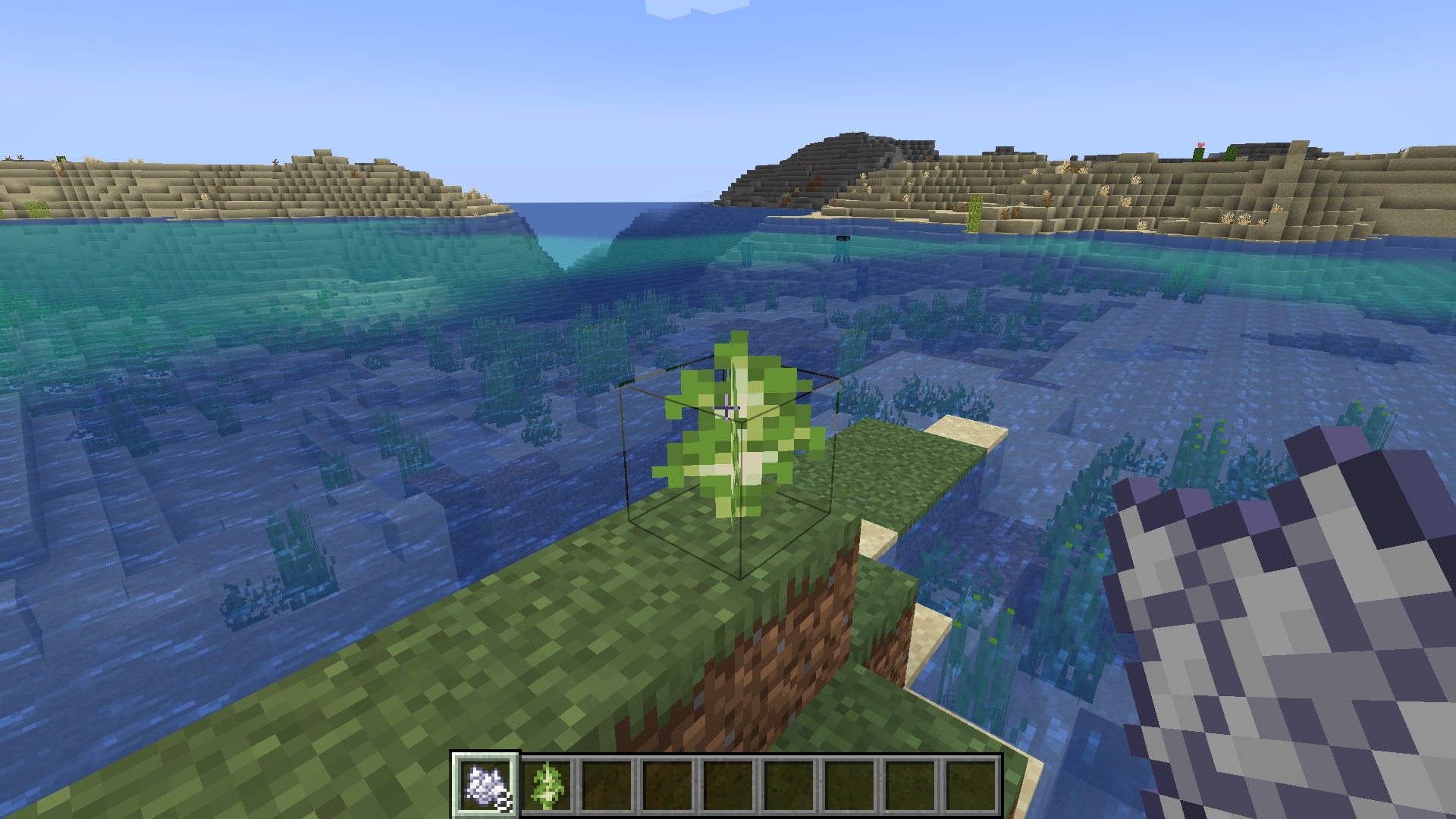 Use bone meal on a sapling to grow it instantly (Image via Mojang)