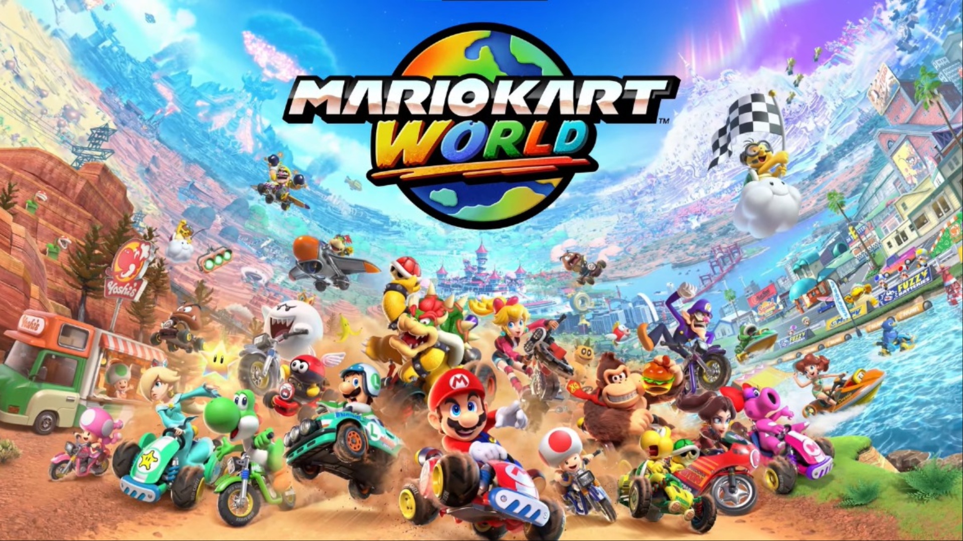 Mario Kart World has an official release date (Image via Nintendo)