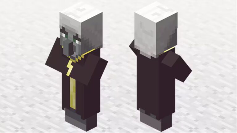 An Evoker in Minecraft (Image via Mojang Studios)