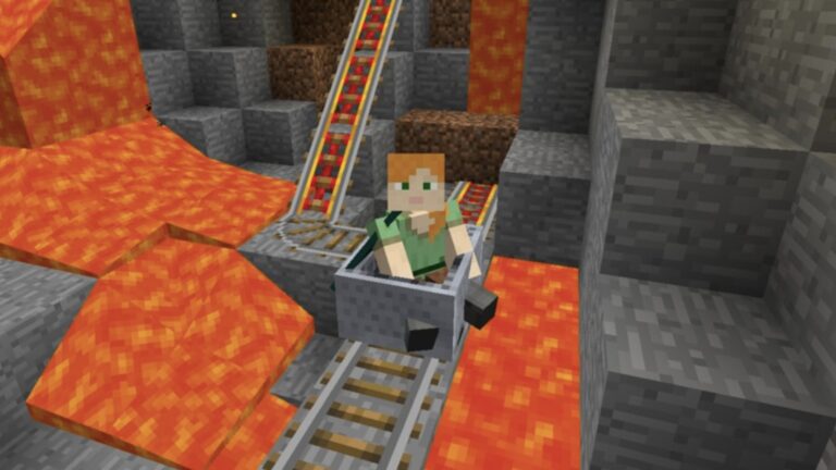 Rails in Minecraft