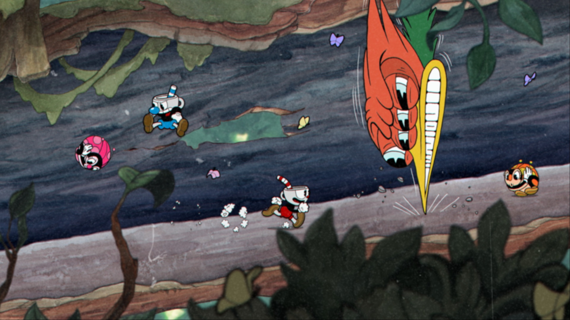The best bullet hell game ever made (Image via Studio MDHR)