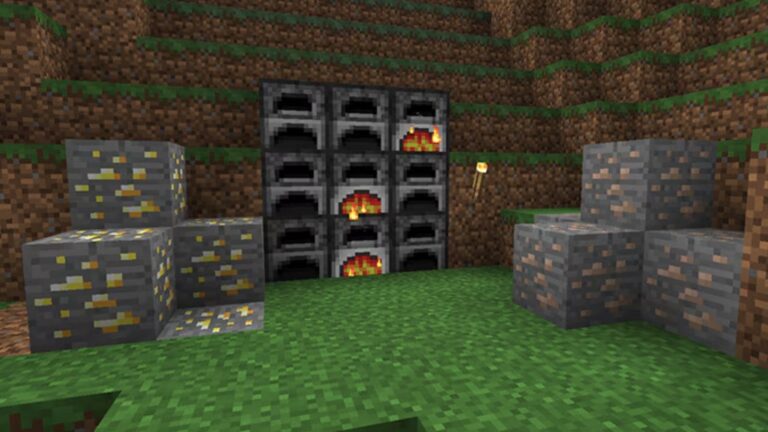 Furnace in Minecraft (Image via Mojang Studios)