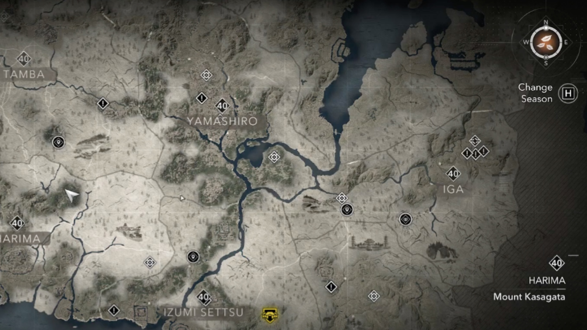 Location of the Armor Eater Amulet in AC Shadows (Image via Ubisoft)