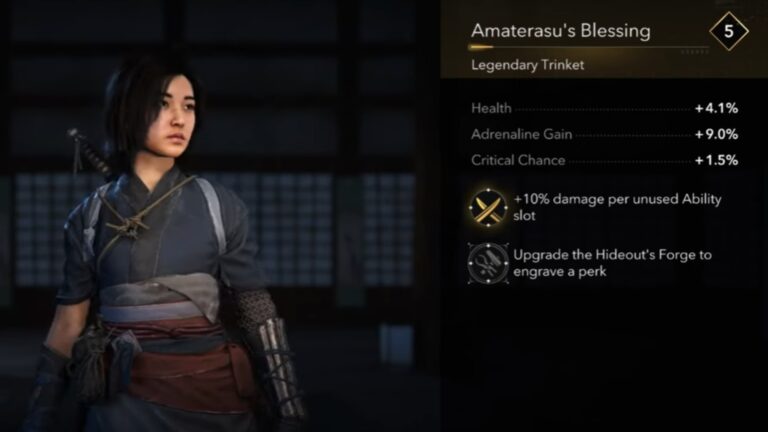 Amaterasu's Blessing Trinket in Assassin's Creed Shadows