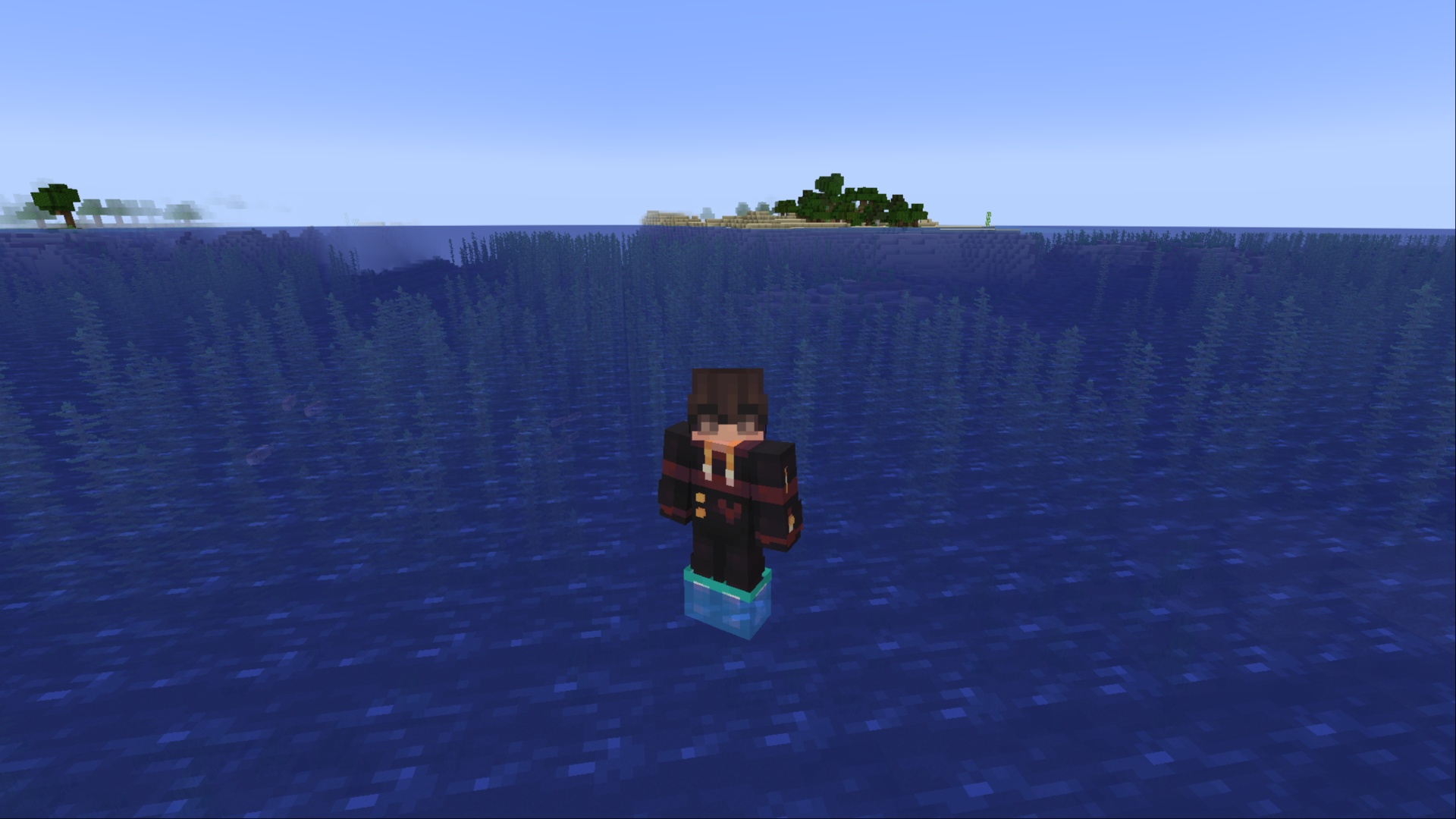Depth Strider boots in Minecraft (Image via Mojang Studios)