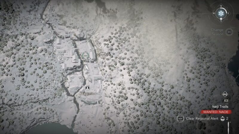 Akagi Fort in Assassin's Creed Shadows
