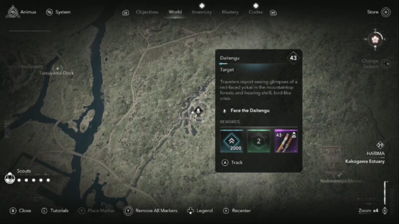 Daitengu Location (Image via Ubisoft)