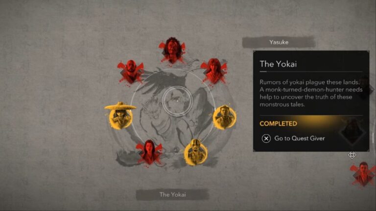 The Yokai target board in Assassin’s Creed Shadows (Image via Ubisoft)