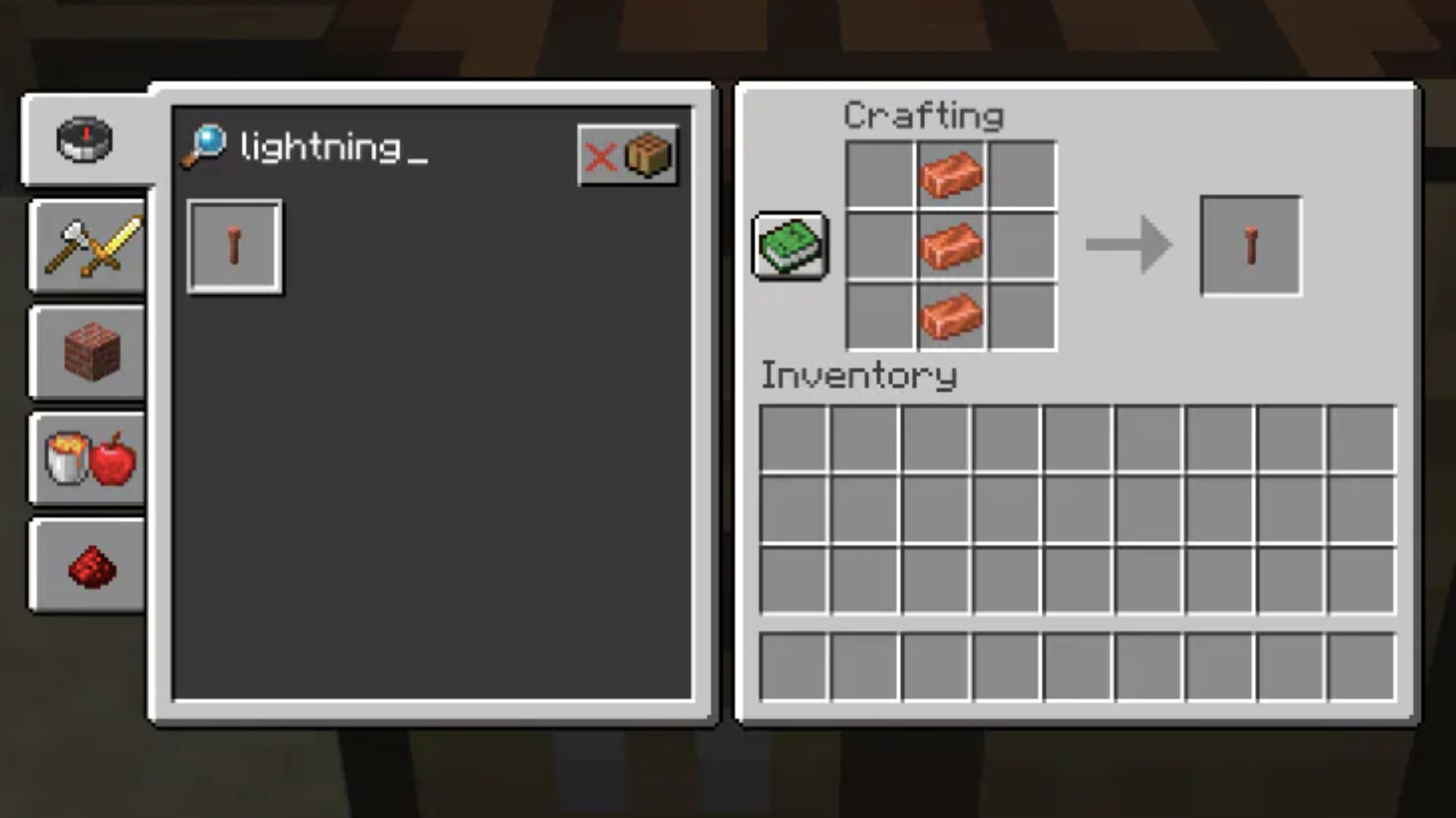 Lightning Rod in Minecraft