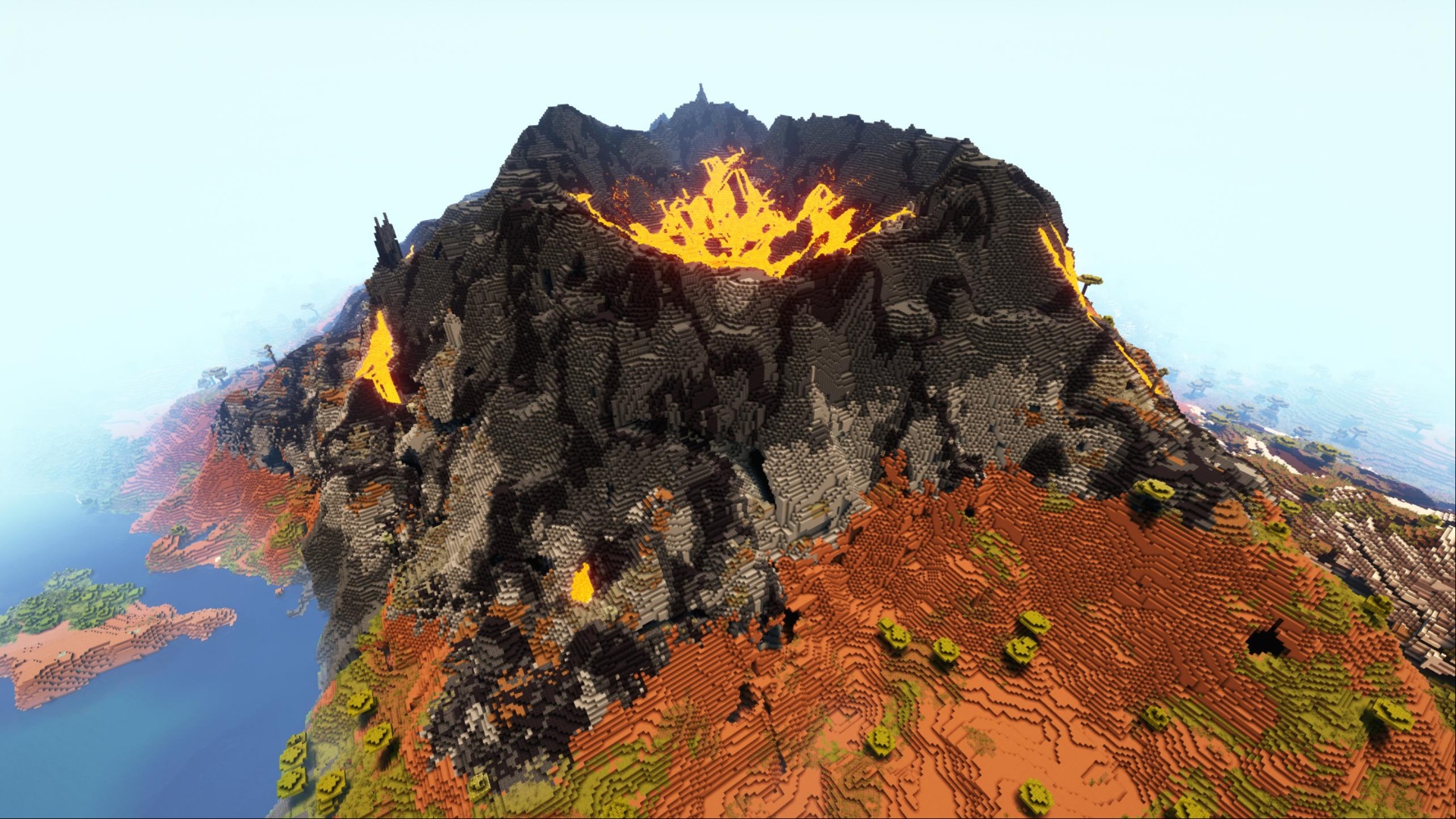 Many new biomes (Image via Mojang Studios)