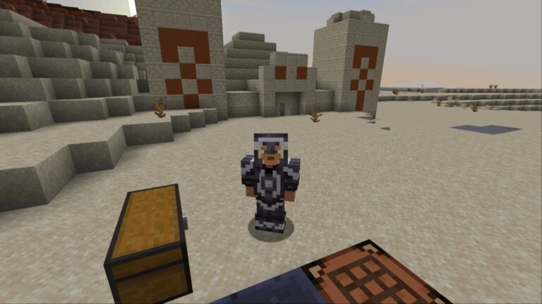Dune Armor Trim in Minecraft (Image via Mojang Studios)