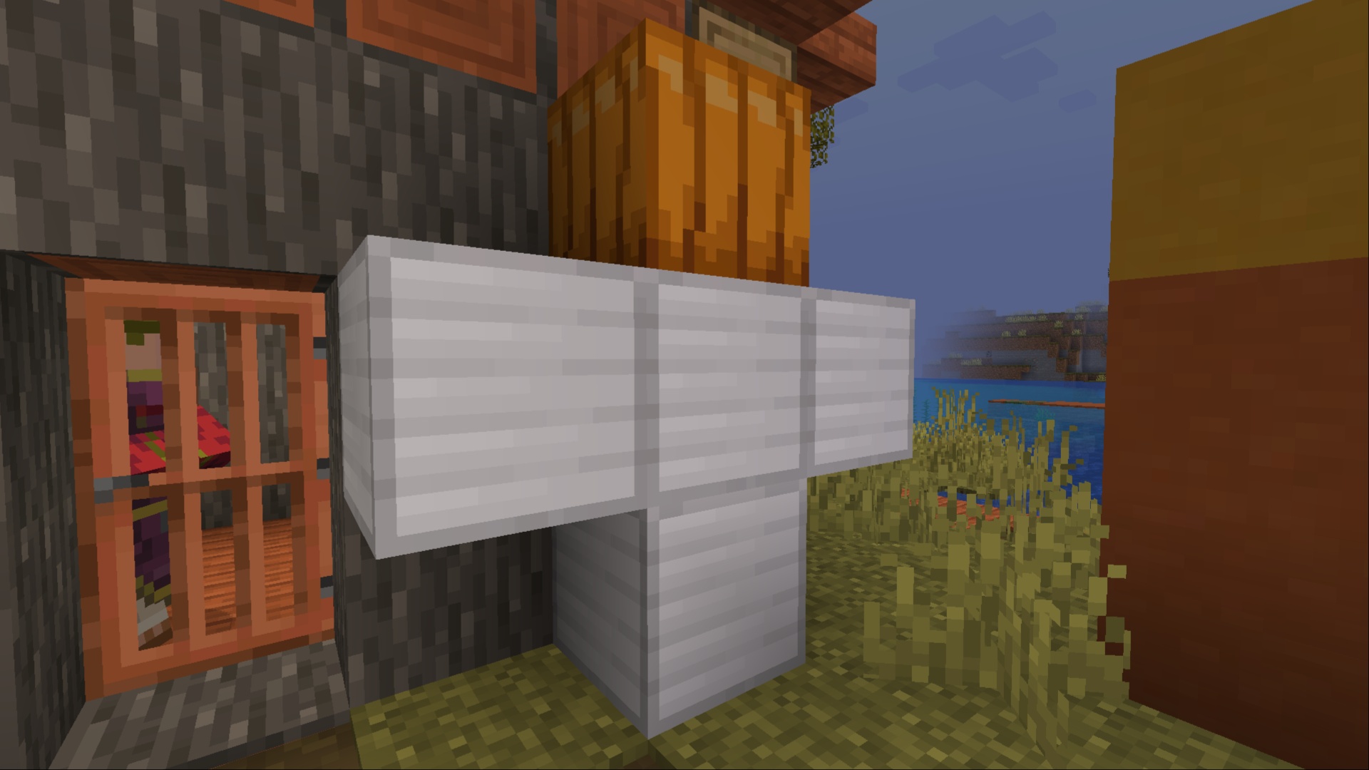 Place blocks like this (Image via Mojang Studios)