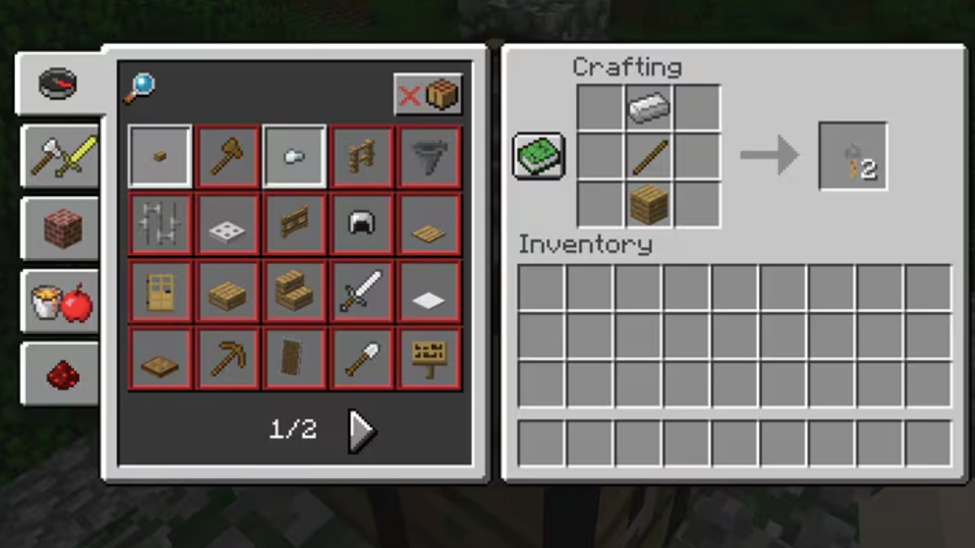 Tripwire Hooks in Minecraft