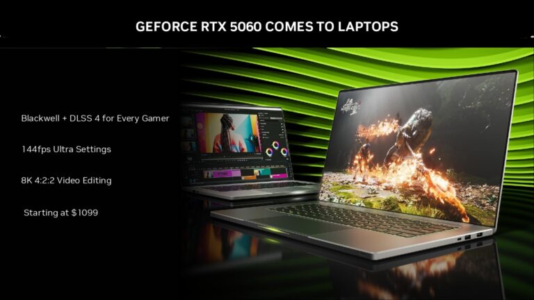 Advantages of RTX 5060 Laptops (Image via Nvidia | Deltias Gaming)