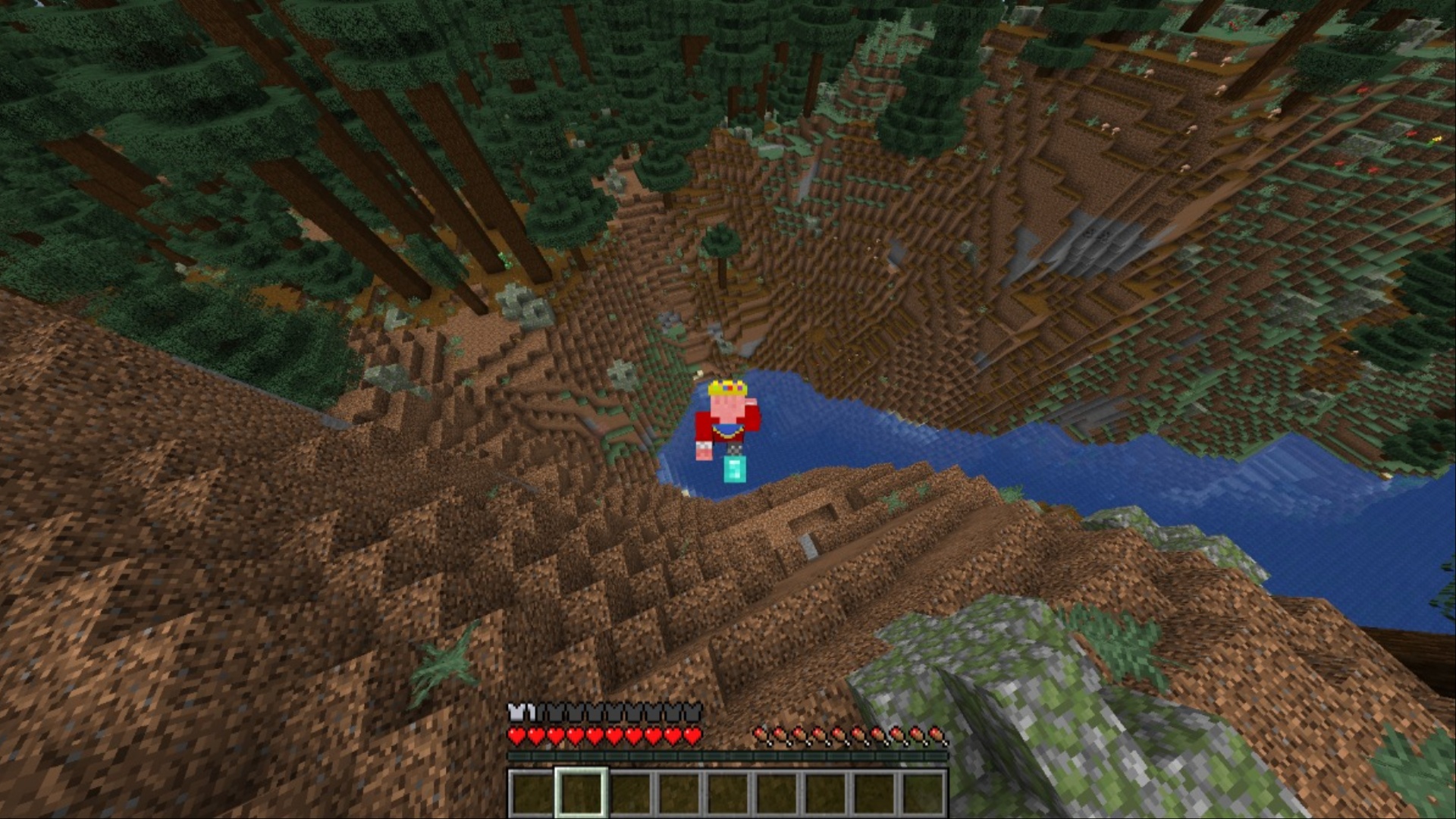 No need to fear heights (Image via Mojang Studios)