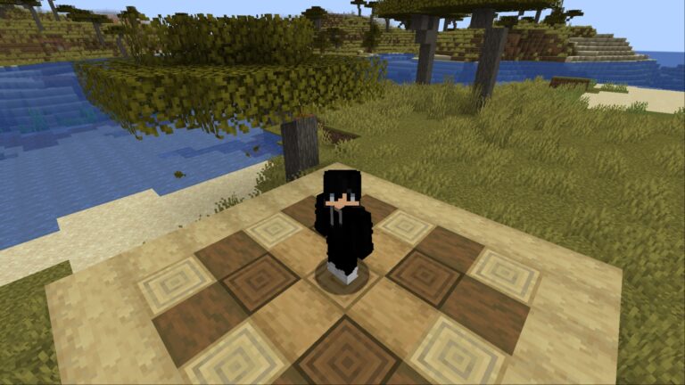 Make stripped wood in Minecraft (Image via Mojang Studios)