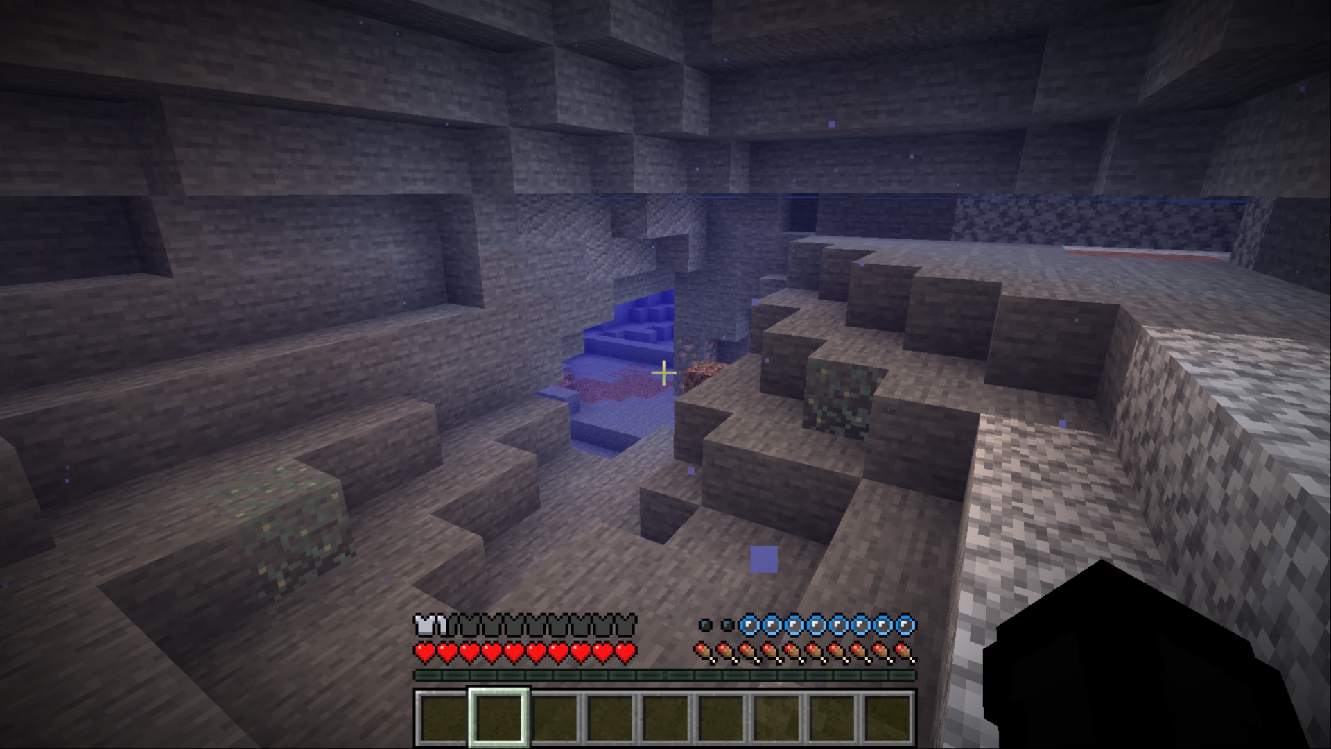Stay underwater for a whole minute (Image via Mojang Studios)