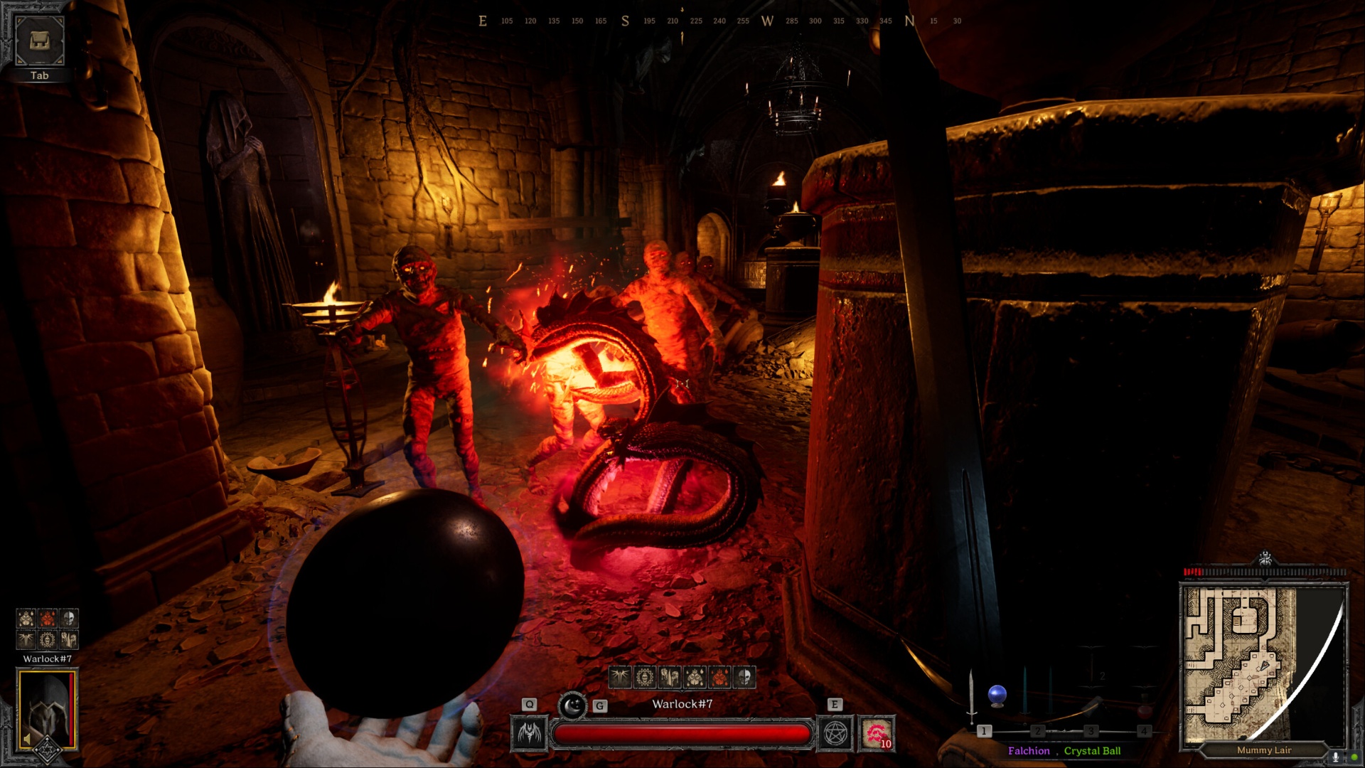 Warlock deals with dark magic (Image via IRONMACE)