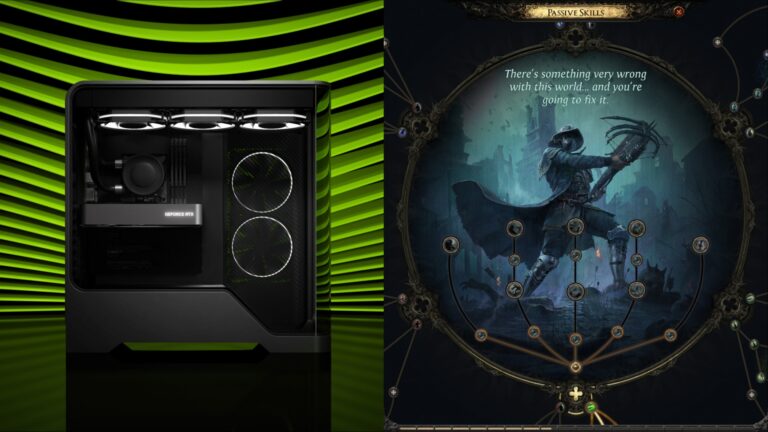 Play Path of Exile 2 at best settings on RTX 5060 (Image via Grinding Gear Games | Nvidia)