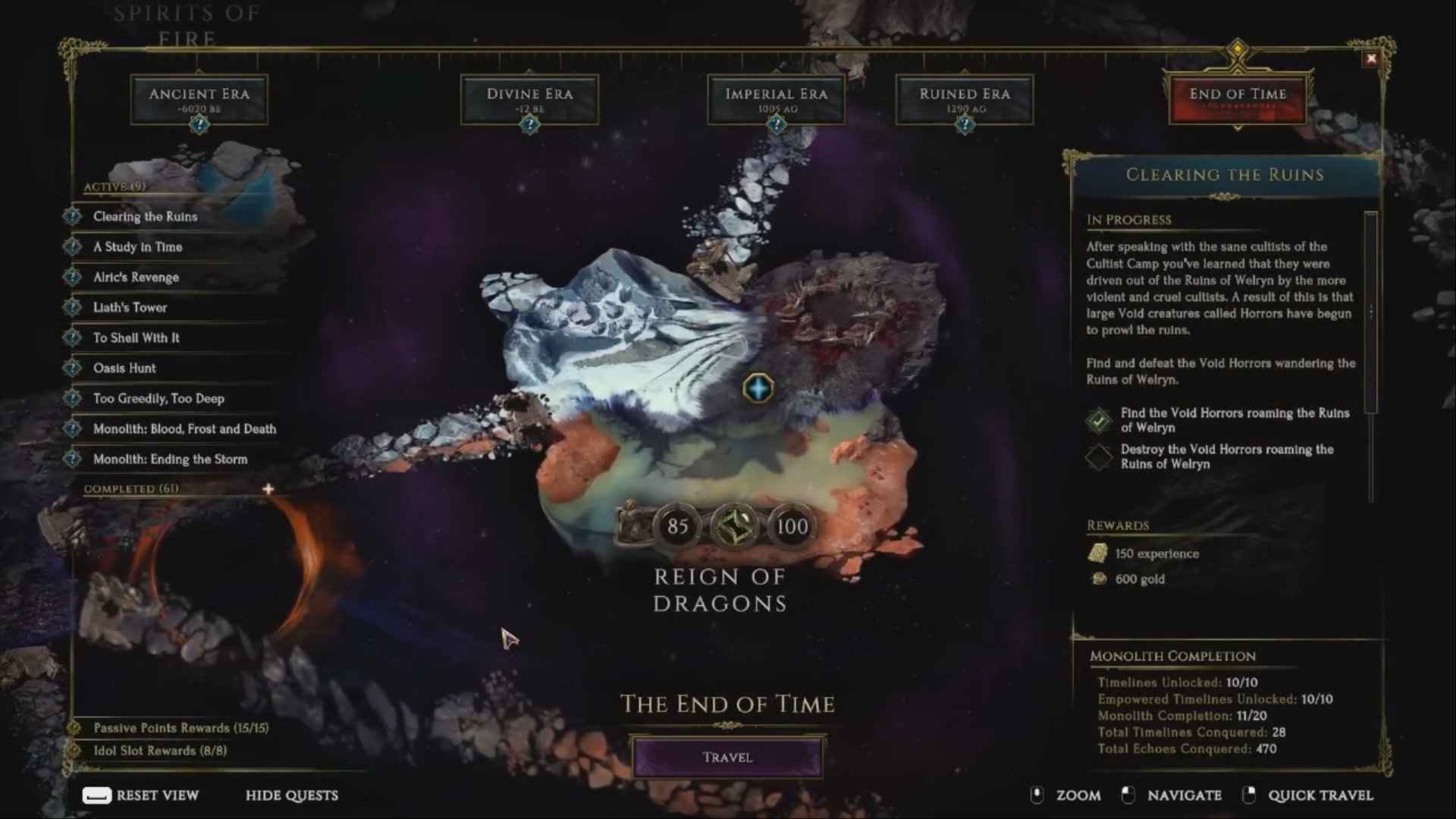 Timeline in Last Epoch (Image via Eleventh Hour Games)