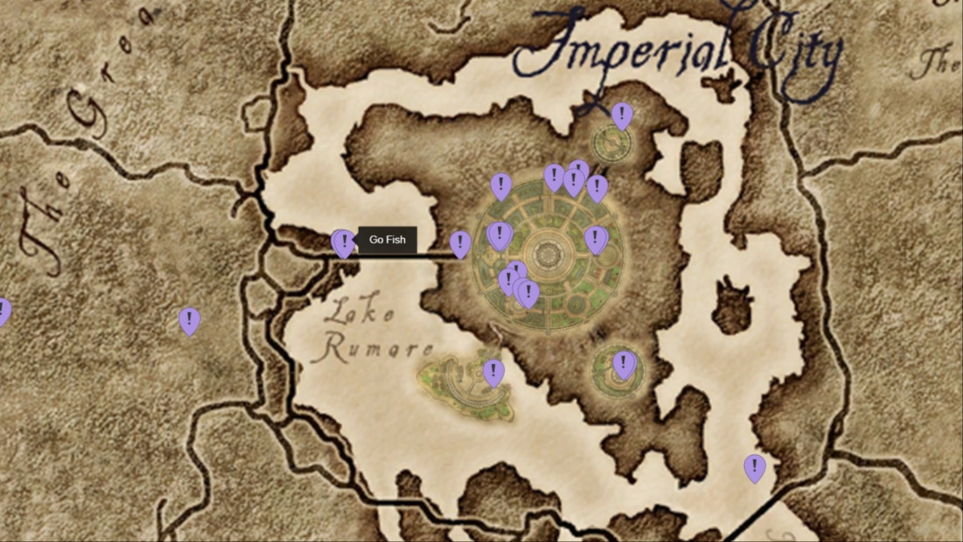 Location of Aelwin (Image via Bethesda Softworks)