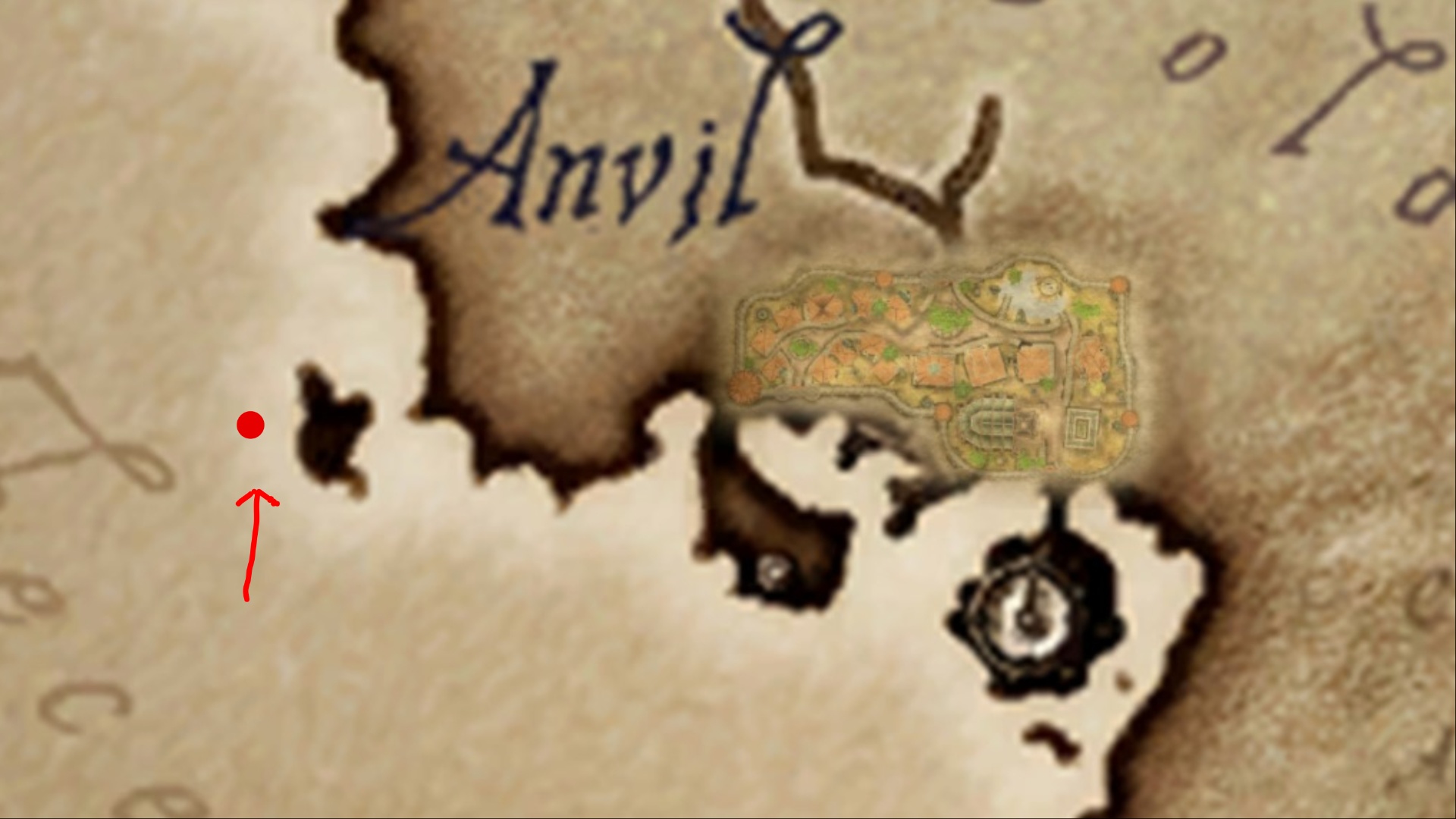Location of Fin Gleam Helm (Image via Bethesda Softworks)