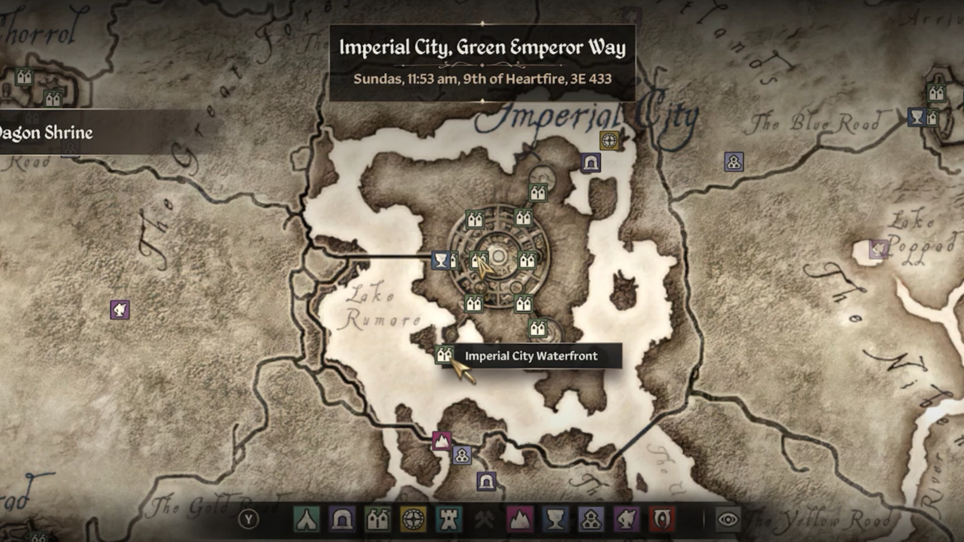 Arrive at Imperial City to join the Thieves Guild