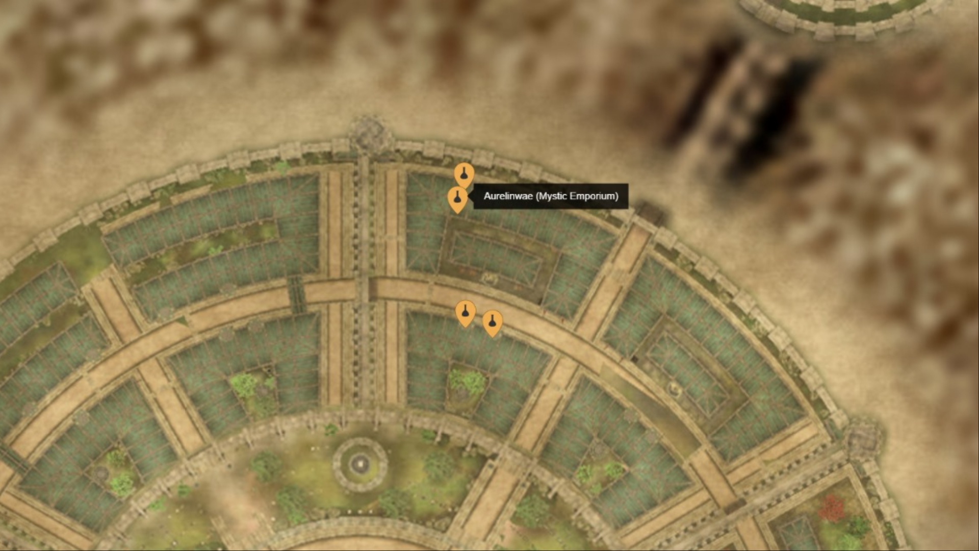 Location of the Mystical Emporium (Image via Bethesda Softworks)