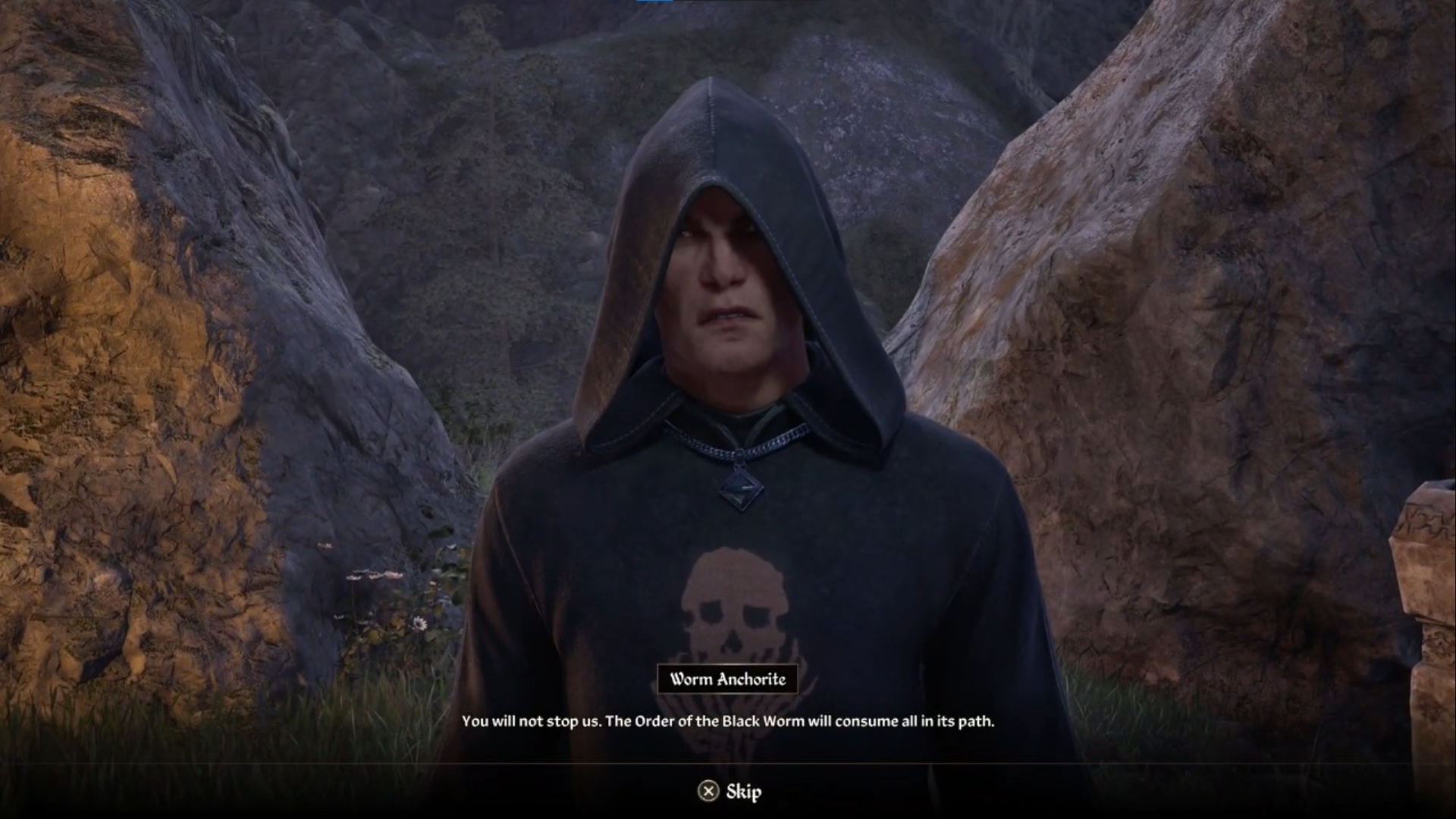 Kill the Worm Anchorite (Image via Bethesda Softworks)