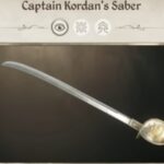 Captain Kordan's Saber in Oblivion Remastered