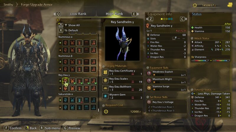 Monster Hunter Wilds: How to Get Rey Dau γ Armor Set?