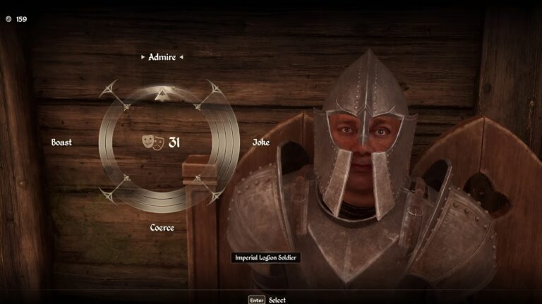 Persuasion minigame (Image via Bethesda Softworks)