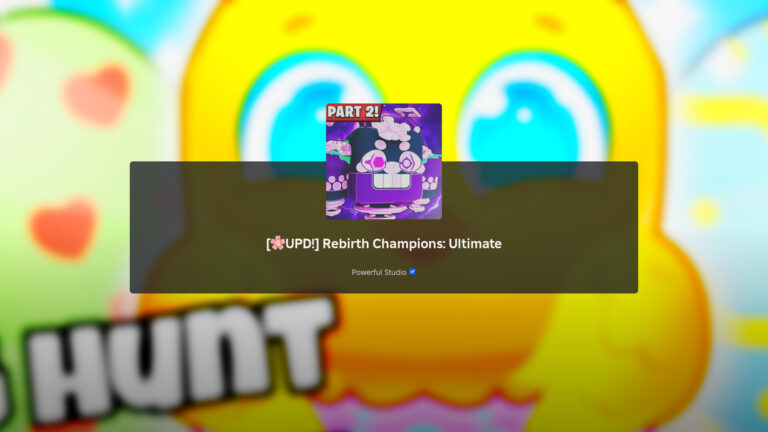 Rebirth Champions Ultimate. (Image via Roblox Corporation)