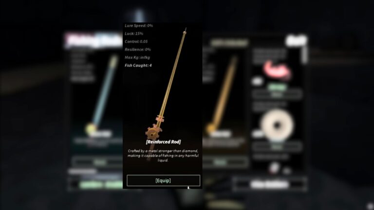 Reinforced Rod - Fisch (Image via Roblox)