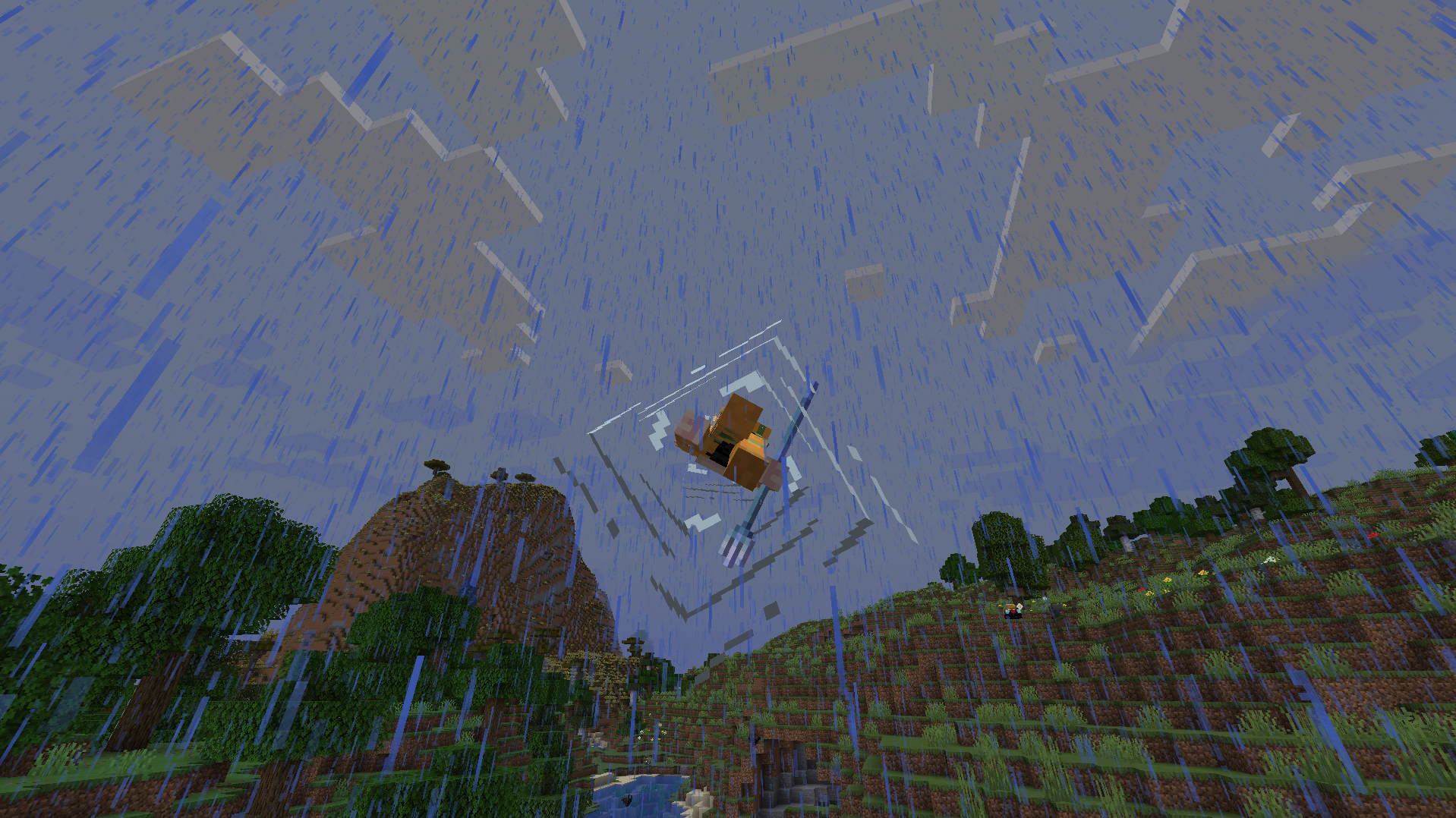 Want to fly without creative mode? (Image via Mojang Studios)