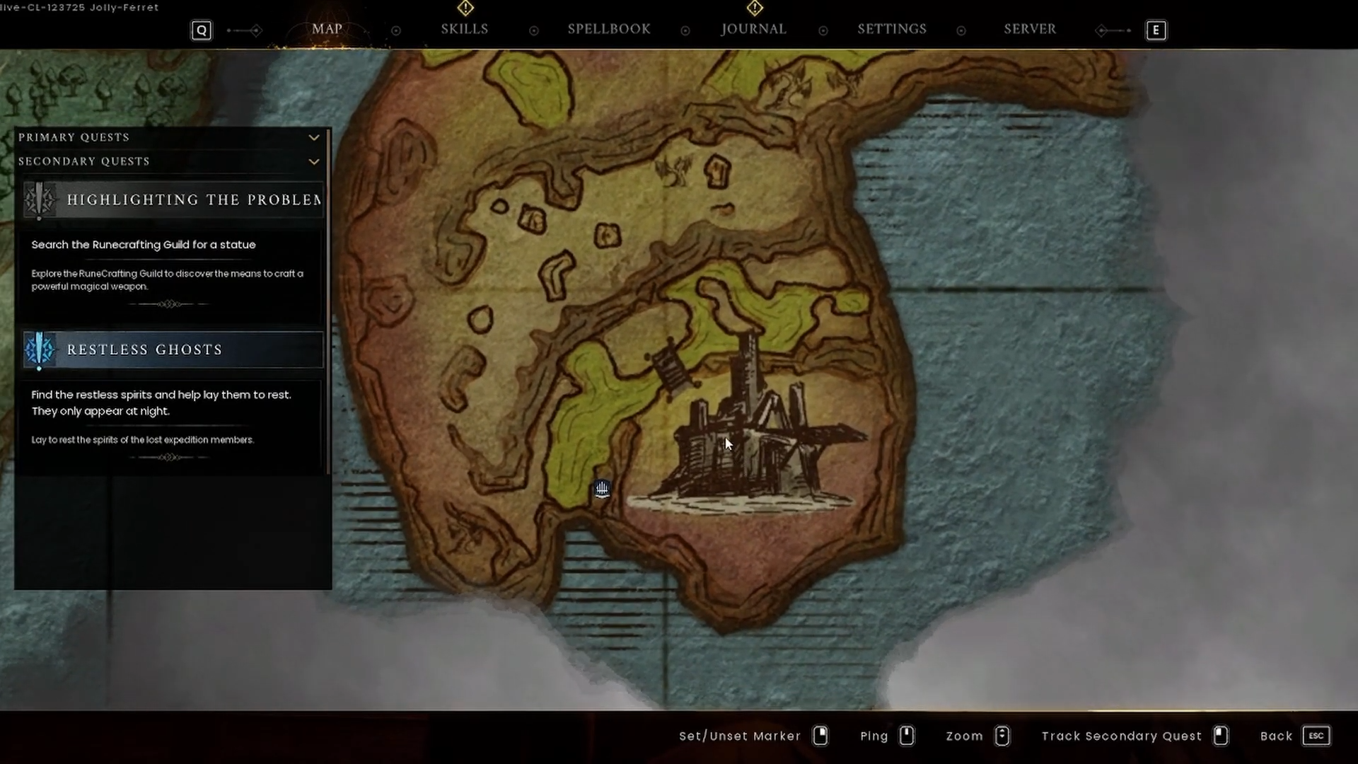 RuneScape Dragon Wilds Bloodwood Sap Location