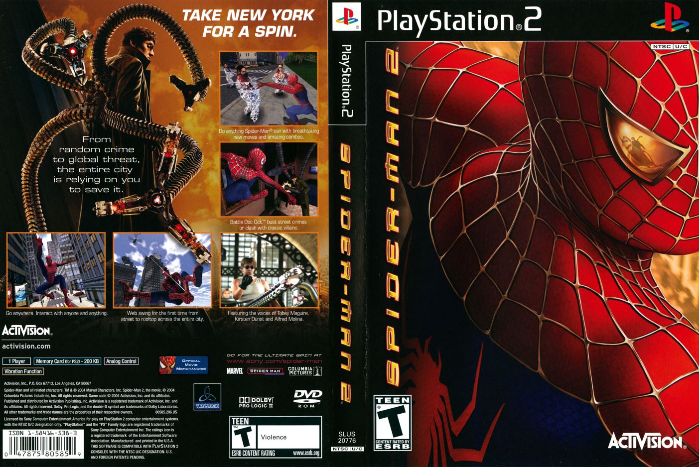 Cover Art of Spider-Man 2