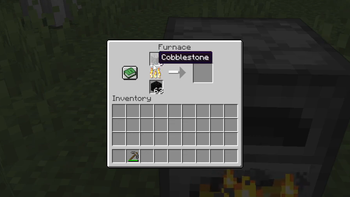 Assemble the stone block in 2x2 to make stone bricks