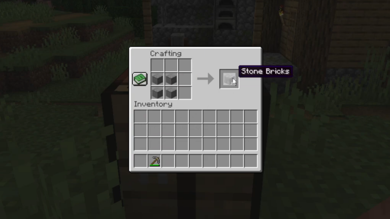 Add the cobblestones in the furnace to make Stone blocks