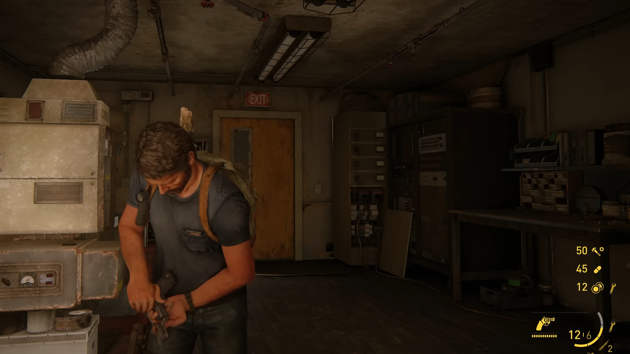 Joel's character has a maxed out revolver