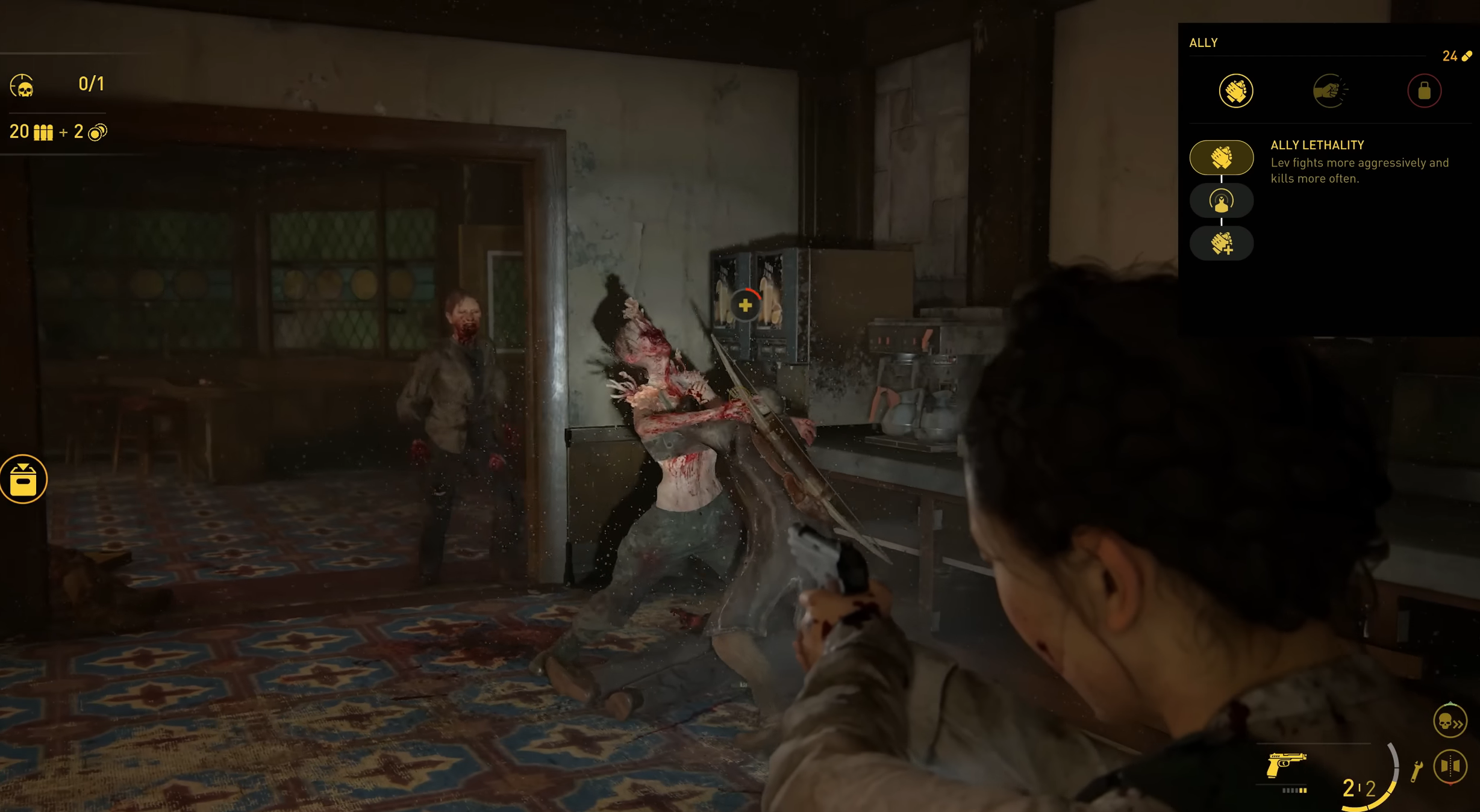 Yara and Lev work as a team during encounters