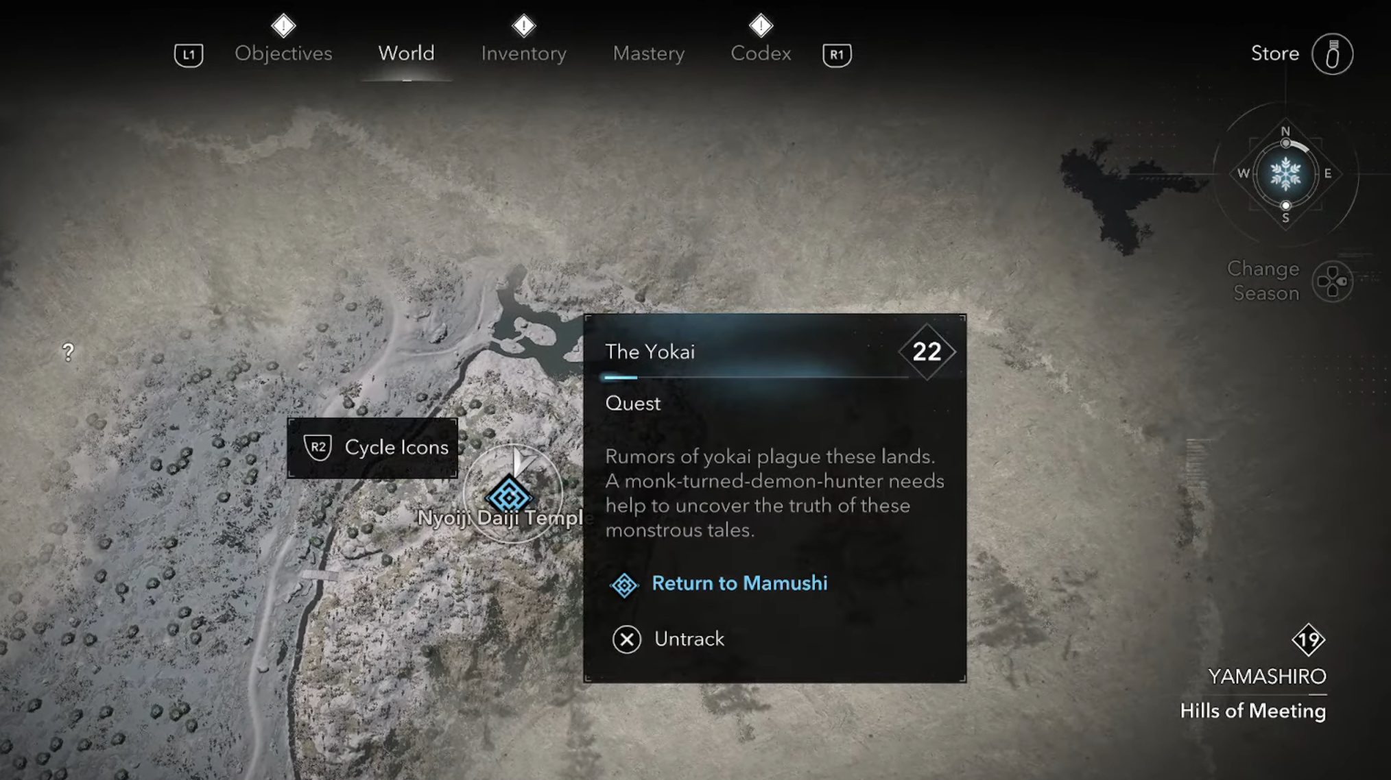 Locate Ao Andon in Assassin's Creed Shadows