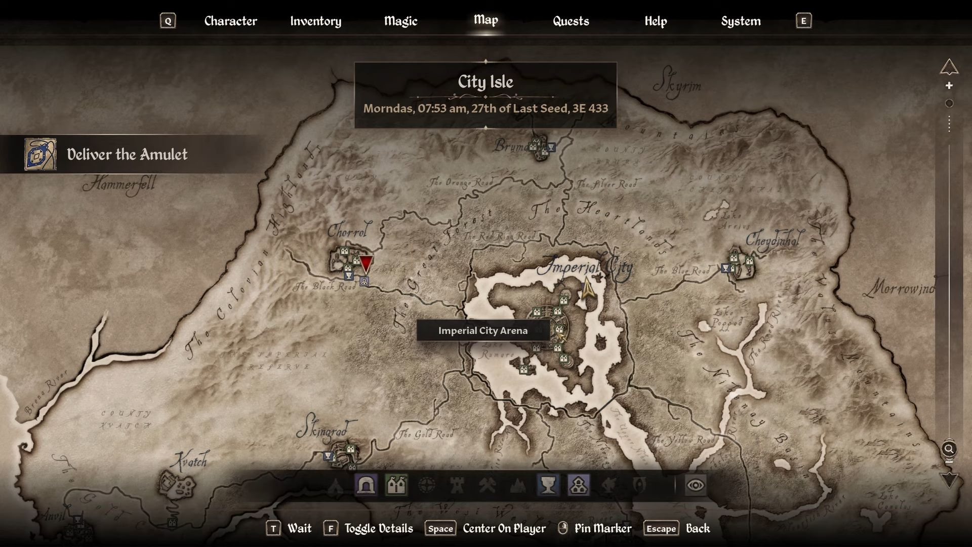 SS of the map