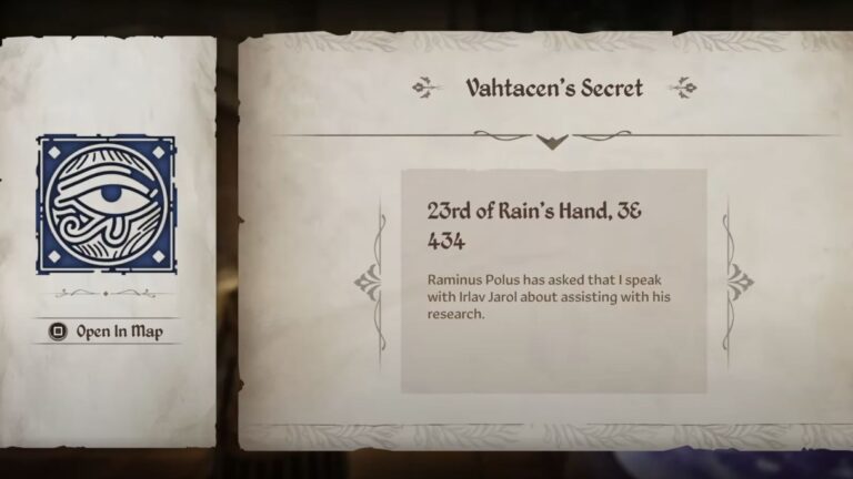 Oblivion Remastered: Vahtacen's Secret Quest Guide
