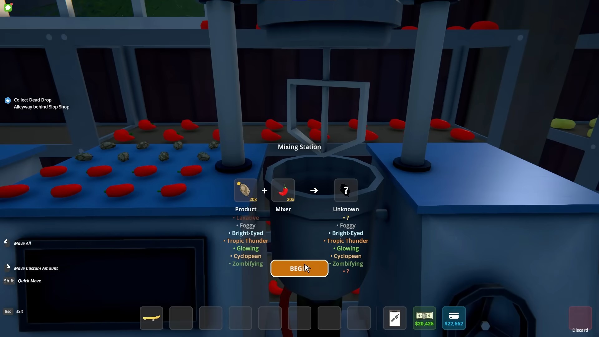 Mix all the necessary items to create this product (Source: TVGS / YT@kadenwilson)