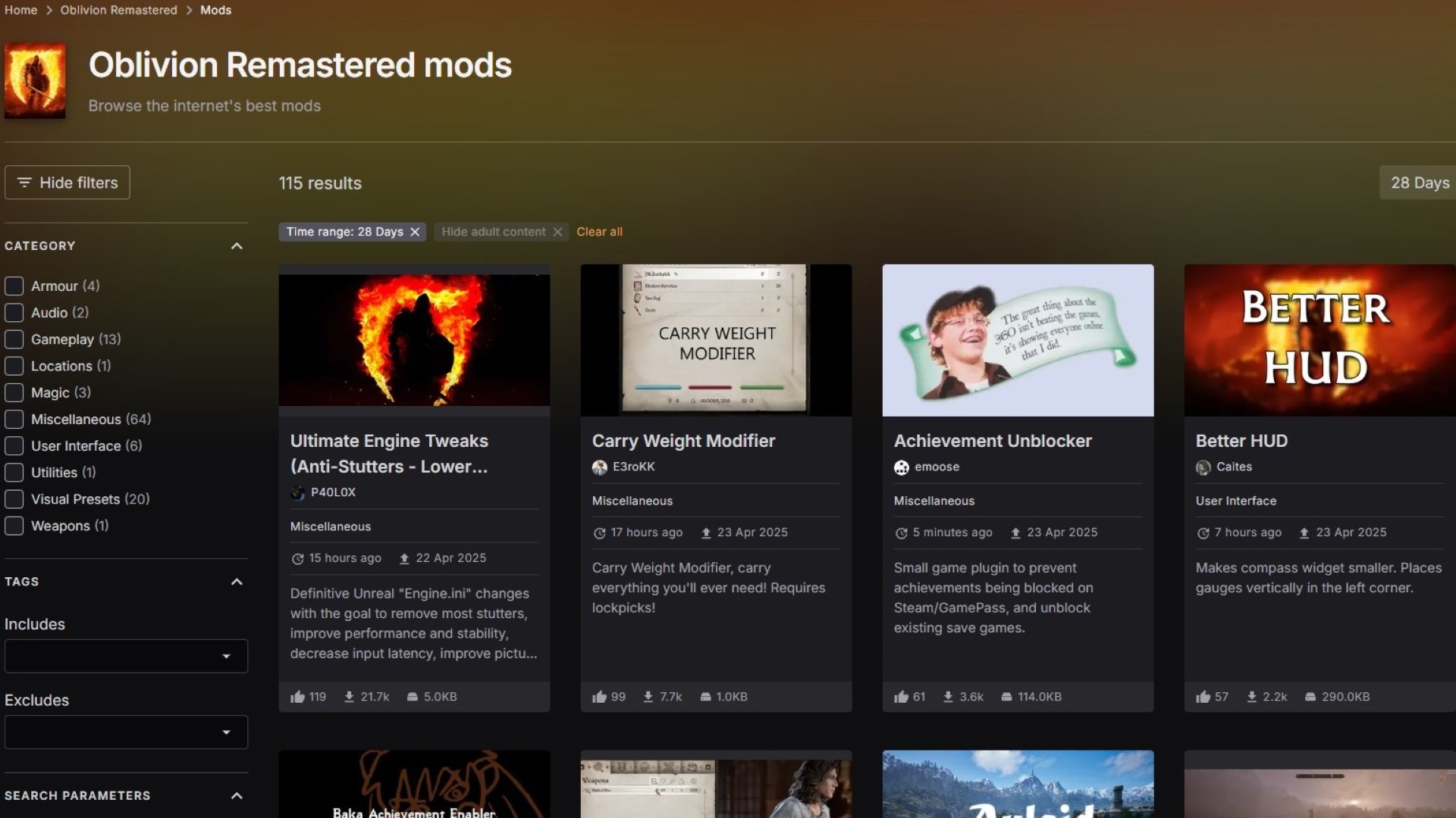 Mods are already rolling out (Source: NexusMods)
