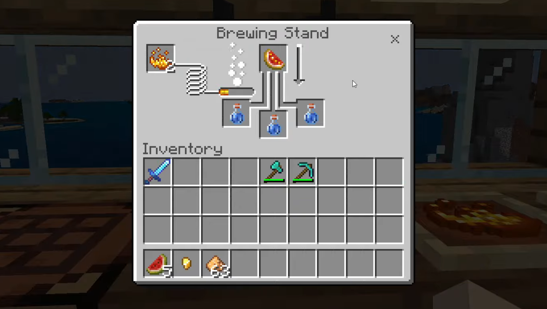 Craft the Potion of Healing in Minecraft