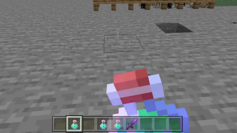 The potion of leap in Minecraft